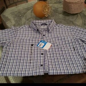 COLUMBIA SHORT SLEEVE COLAR SHIRT